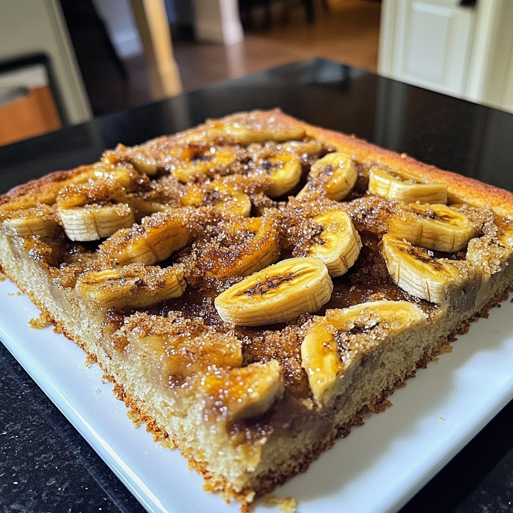 Bananenkuchen für die Familie