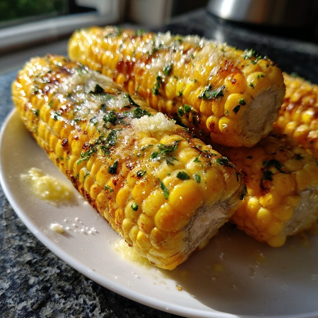 Gegrillte Maiskolben Mit Butter