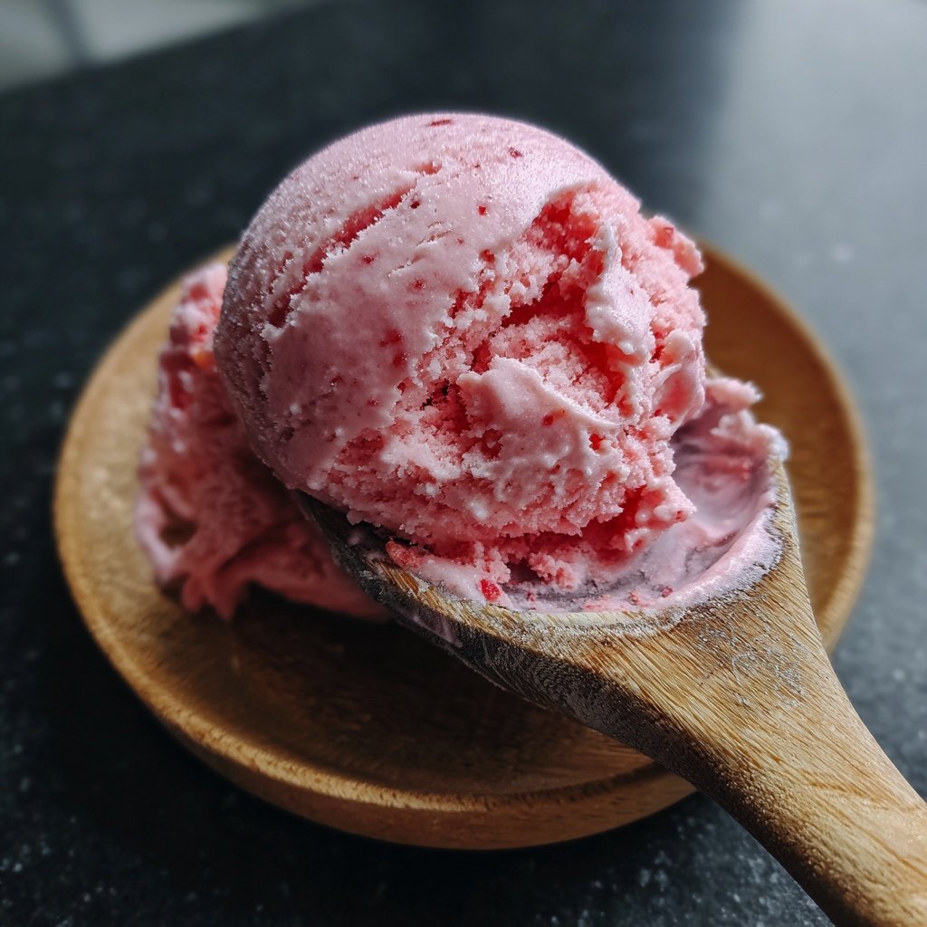 Erdbeer Joghurt Eis Selbstgemacht