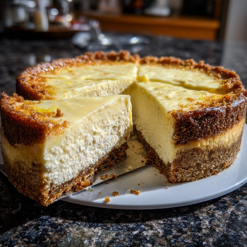Käsekuchen mit Zitronencreme