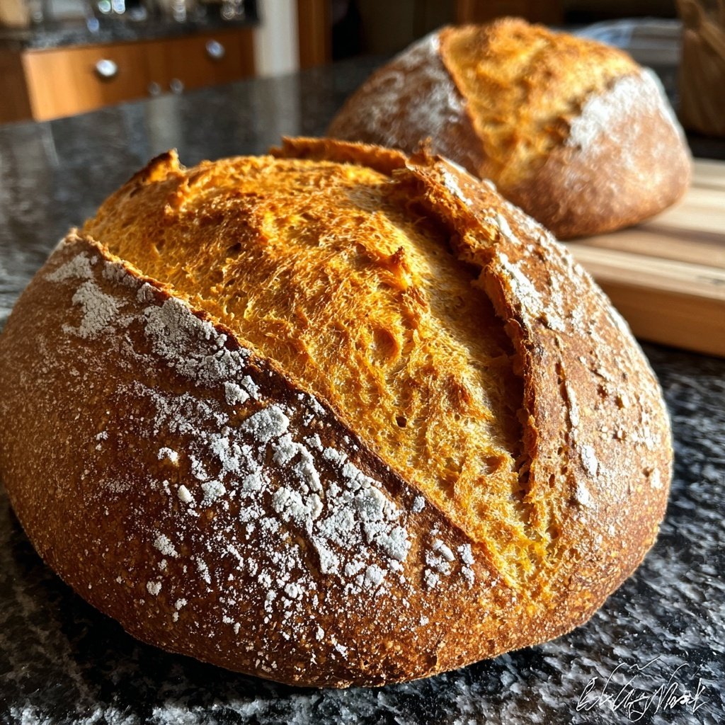 Einfaches Kürbisbrot