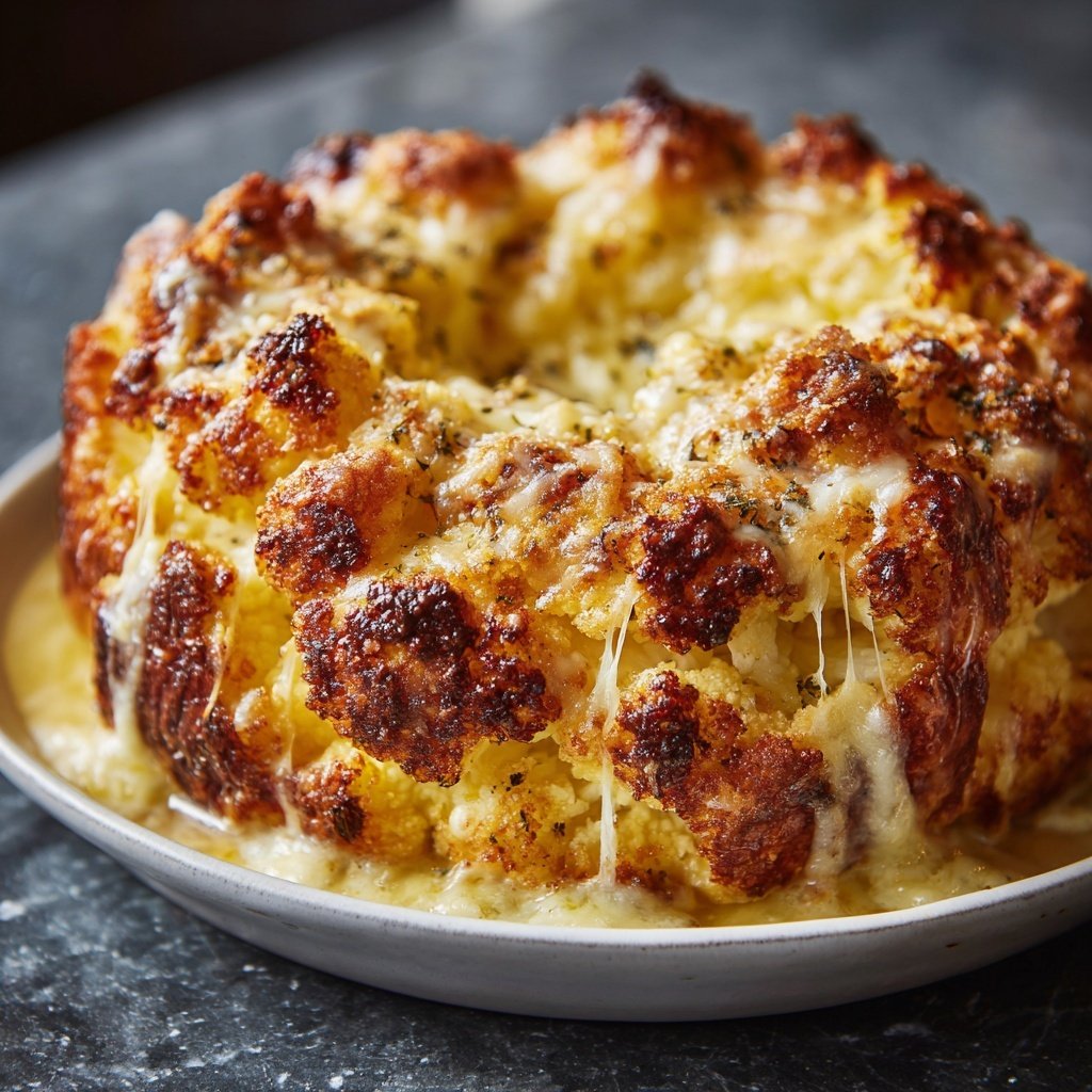 Blumenkohl mit Käse überbacken
