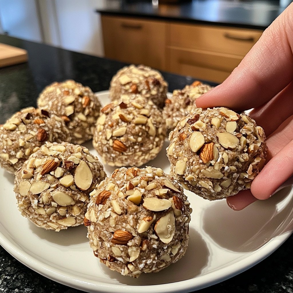 Protein Bällchen mit Nüssen