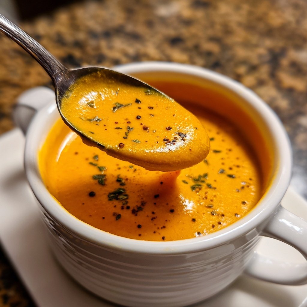 Kürbissuppe cremig ohne Sahne