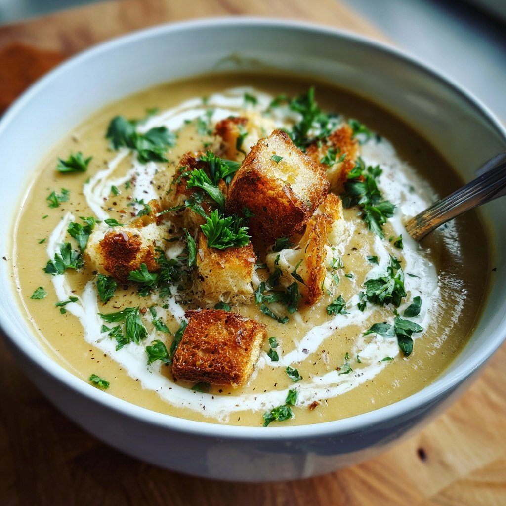 Blumenkohlsuppe cremig