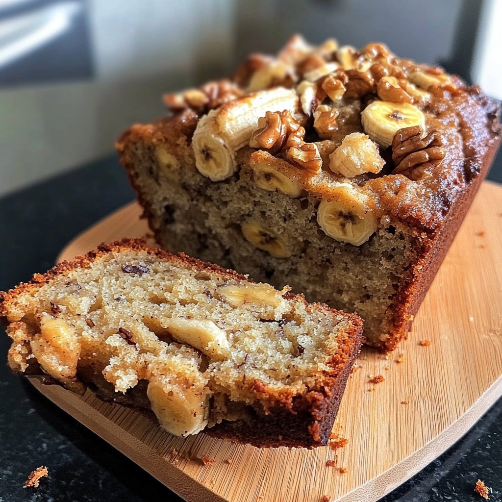 Einfaches Bananenbrot