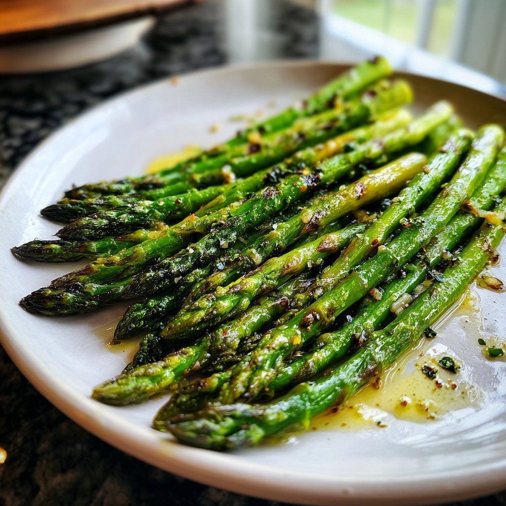 Gegrillter Spargel Mit Zitronen Öl
