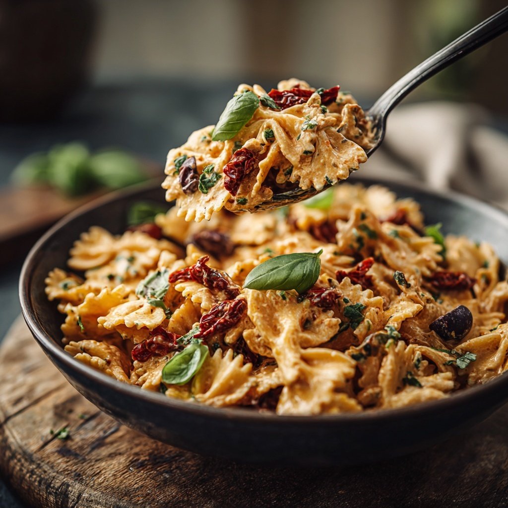 Mediterraner Nudelsalat Cremig