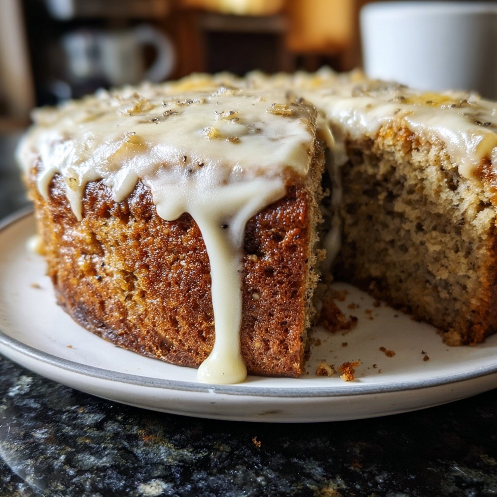 Bananenkuchen mit Vanille
