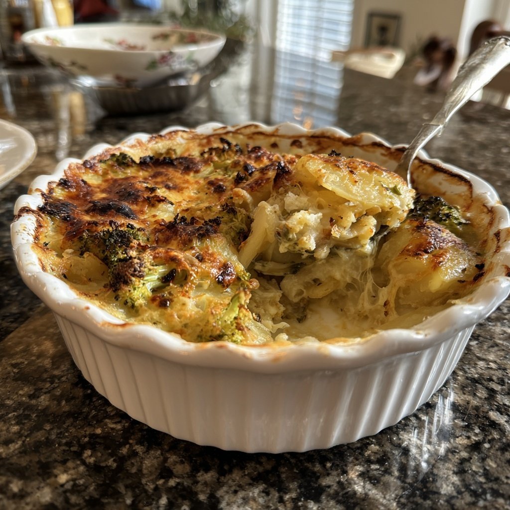 Brokkoli Kartoffel Gratin Leicht